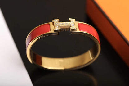 [⭐Mirelle]H BRACELET GOLD DIAMOND
