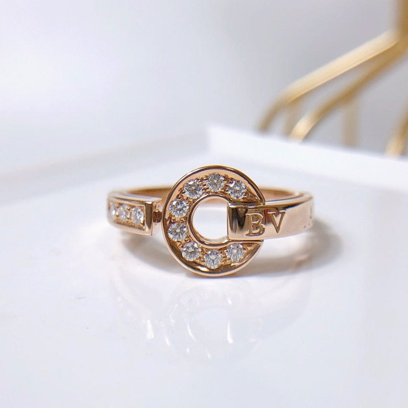 [⭐Mirelle]DREAM RING DIAMOND PINK GOLD