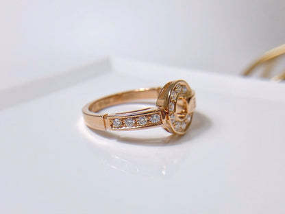 [⭐Mirelle]DREAM RING DIAMOND PINK GOLD
