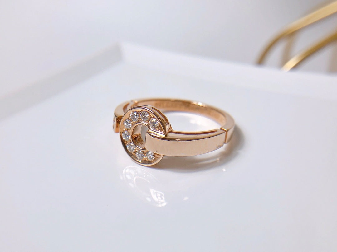 [⭐Mirelle]DREAM RING DIAMOND PINK GOLD