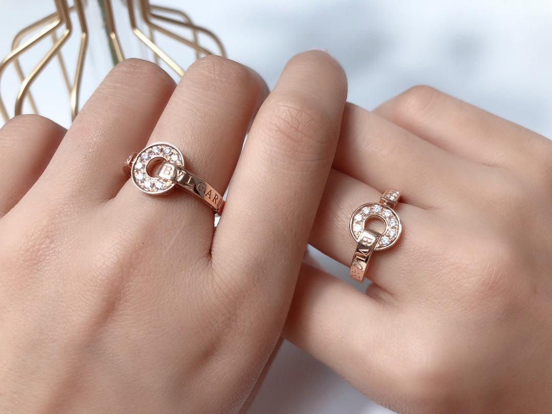 [⭐Mirelle]DREAM RING DIAMOND PINK GOLD