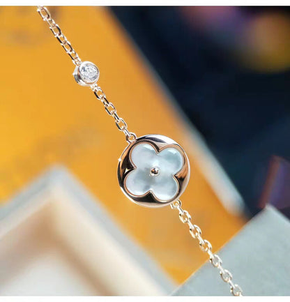 [⭐Mirelle]SUN MOP GOLD 1 DIAMOND NECKLACE
