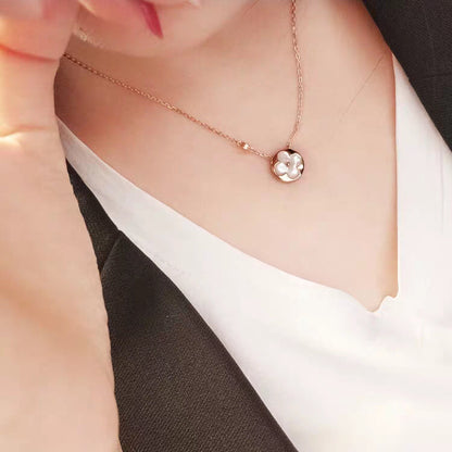 [⭐Mirelle]SUN MOP GOLD 1 DIAMOND NECKLACE
