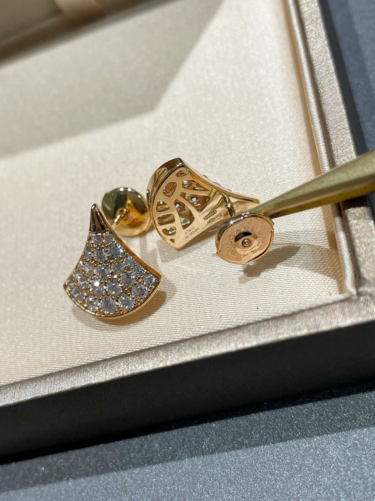[⭐Mirelle]DREAM STUD EARRINGS DIAMOND