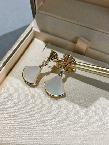 [⭐Mirelle]DREAM MOP 1 DIAMOND EARRINGS