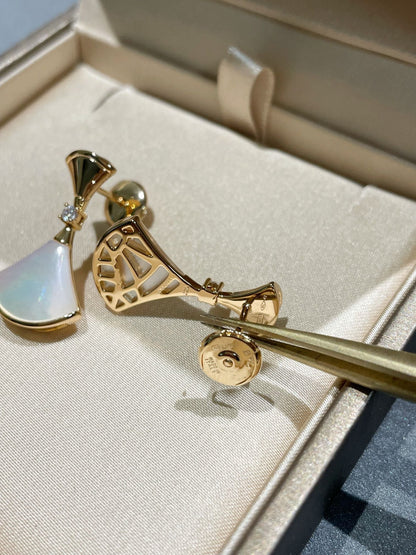[⭐Mirelle]DREAM MOP 1 DIAMOND EARRINGS