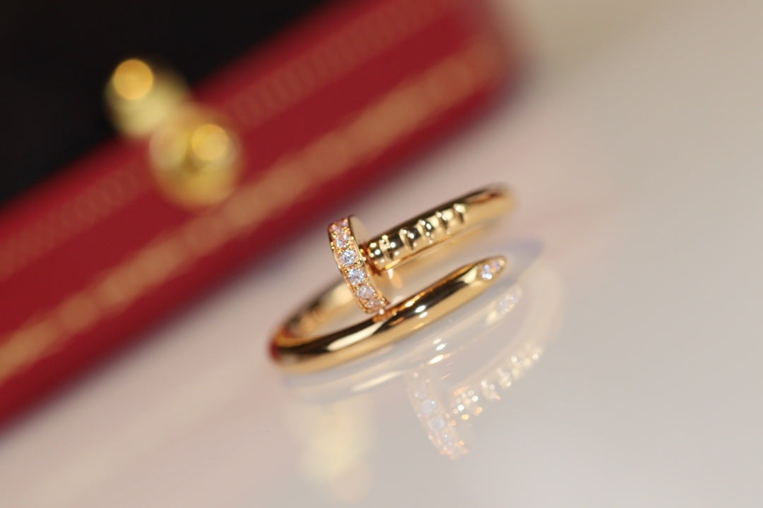 [⭐Mirelle]JUSTE RING 2.65MM GOLD DIAMOND