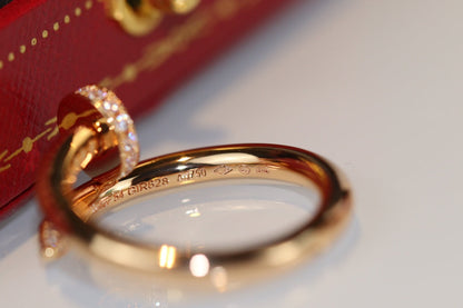 [⭐Mirelle]JUSTE RING 2.65MM GOLD DIAMOND