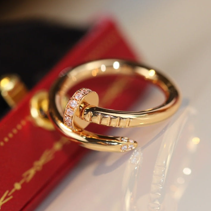[⭐Mirelle]JUSTE RING 2.65MM GOLD DIAMOND