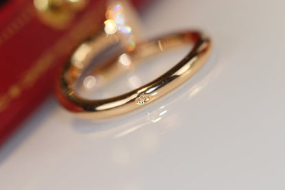[⭐Mirelle]JUSTE RING 2.65MM GOLD DIAMOND