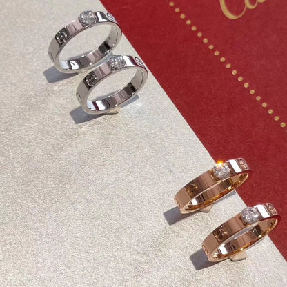 [⭐Mirelle]LOVE RING 3.6MM 1 BIG DIAMOND