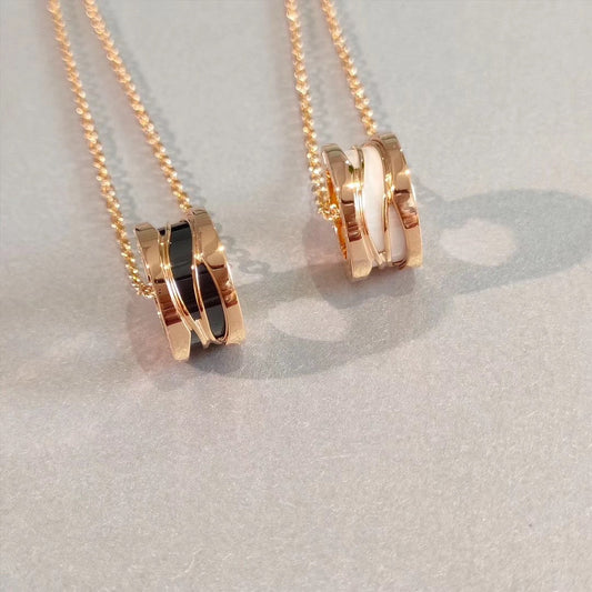 [⭐Mirelle]ZERO 1 NECKLACE PINK GOLD