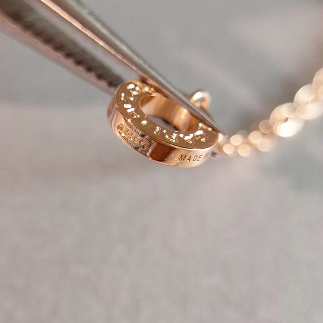 [⭐Mirelle]ZERO 1 NECKLACE PINK GOLD