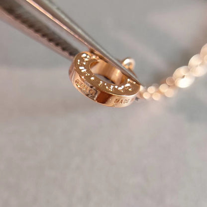 [⭐Mirelle]ZERO 1 NECKLACE PINK GOLD