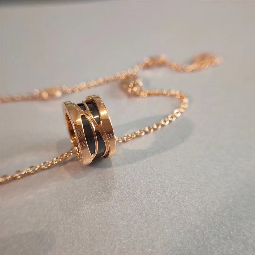 [⭐Mirelle]ZERO 1 NECKLACE PINK GOLD