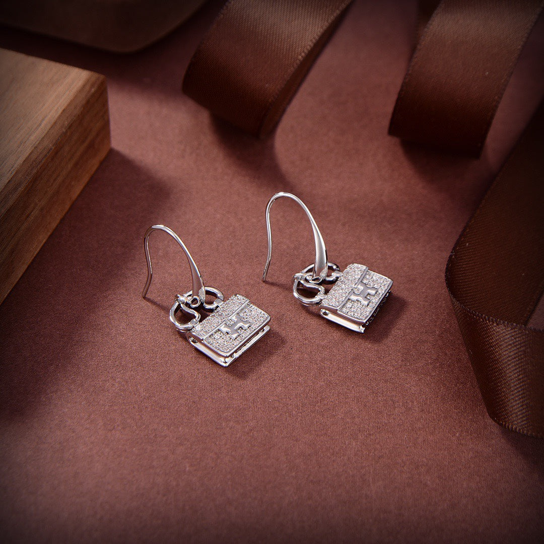 [⭐Mirelle]KELLY DIAMOND EARRINGS