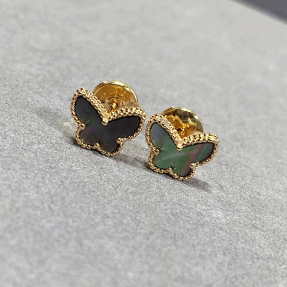 [⭐Mirelle]BUTTERFLY DARK MOP  EARRINGS