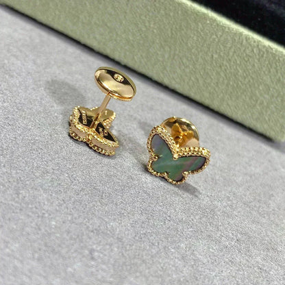 [⭐Mirelle]BUTTERFLY DARK MOP  EARRINGS