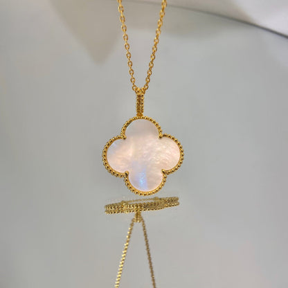 [⭐Mirelle]CLOVER 25MM MOP LARGE PENDANT NECKLACE