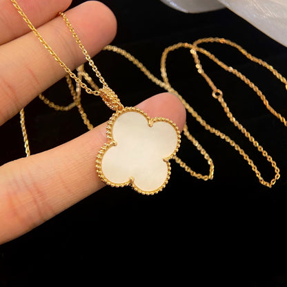 [⭐Mirelle]CLOVER 25MM MOP LARGE PENDANT NECKLACE