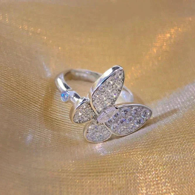 [⭐Mirelle]BUTTERFLY DIAMOND RING