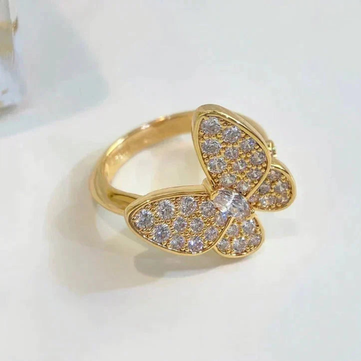 [⭐Mirelle]BUTTERFLY DIAMOND RING