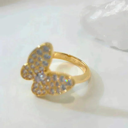 [⭐Mirelle]BUTTERFLY DIAMOND RING