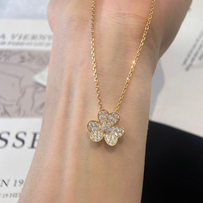 [⭐Mirelle]FLOWER DIAMOND NECKLACE