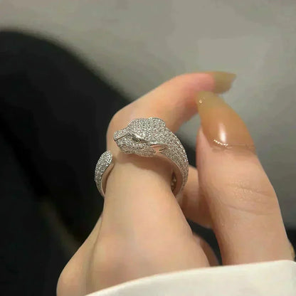 [⭐Mirelle]PANTHERE 5.5MM ALL DIAMOND RING