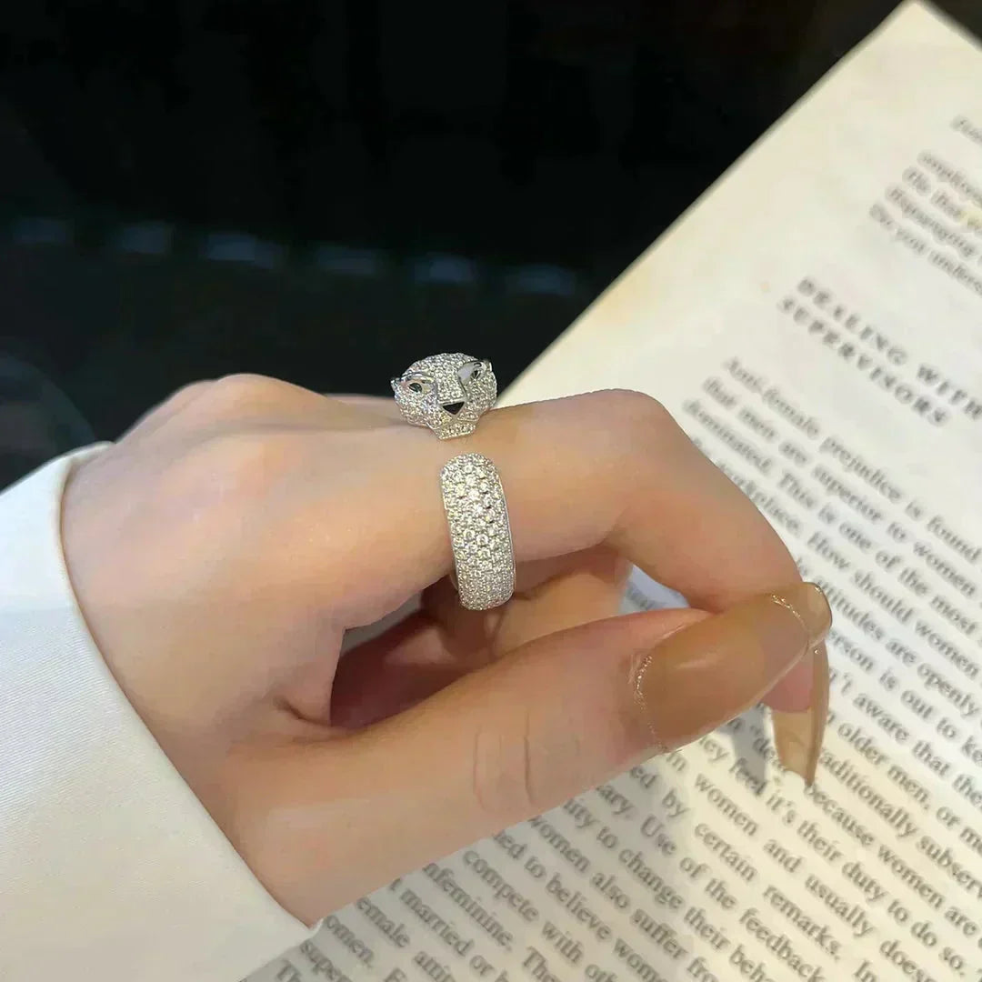 [⭐Mirelle]PANTHERE 5.5MM ALL DIAMOND RING