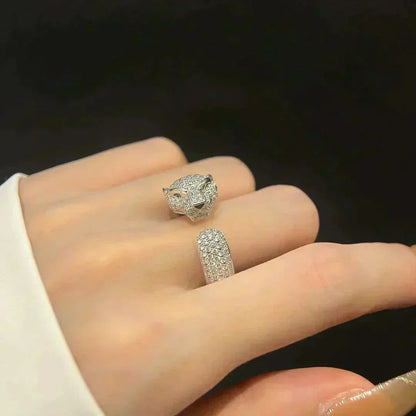 [⭐Mirelle]PANTHERE 5.5MM ALL DIAMOND RING