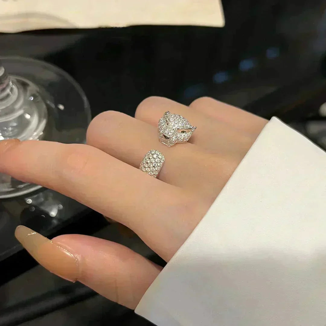 [⭐Mirelle]PANTHERE 5.5MM ALL DIAMOND RING