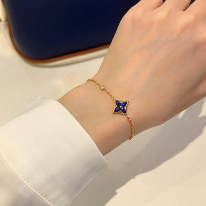 [⭐Mirelle]COLOR STAR PINK GOLD DIAMOND BRACELET