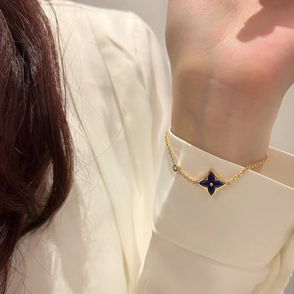 [⭐Mirelle]COLOR STAR PINK GOLD DIAMOND BRACELET
