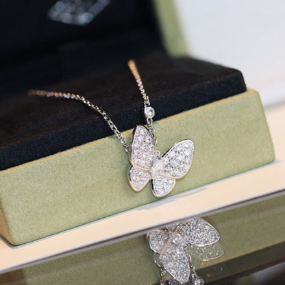 [⭐Mirelle]BUTTERFLY DIAMOND NECKLACE