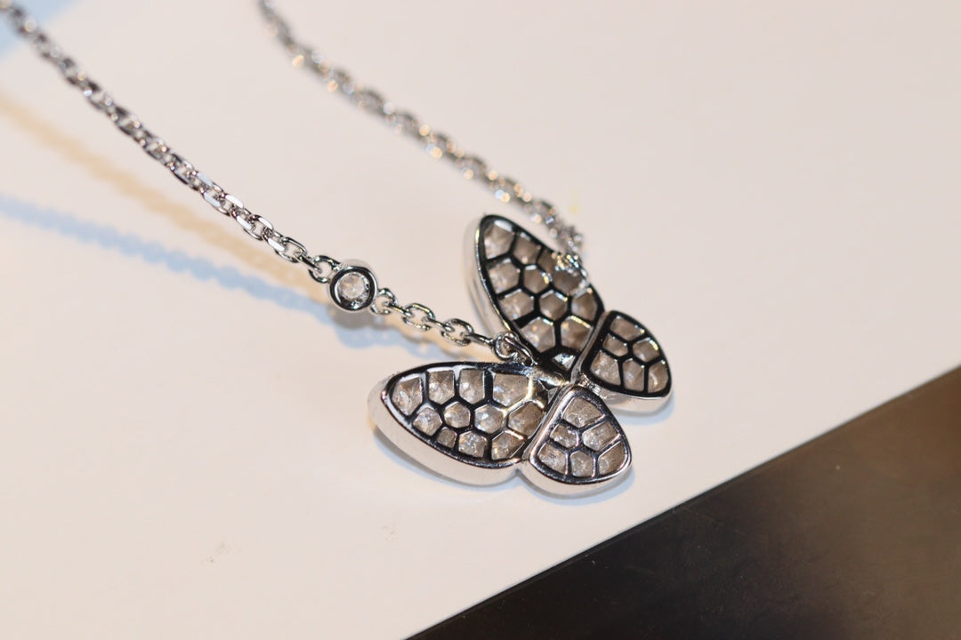 [⭐Mirelle]BUTTERFLY DIAMOND NECKLACE