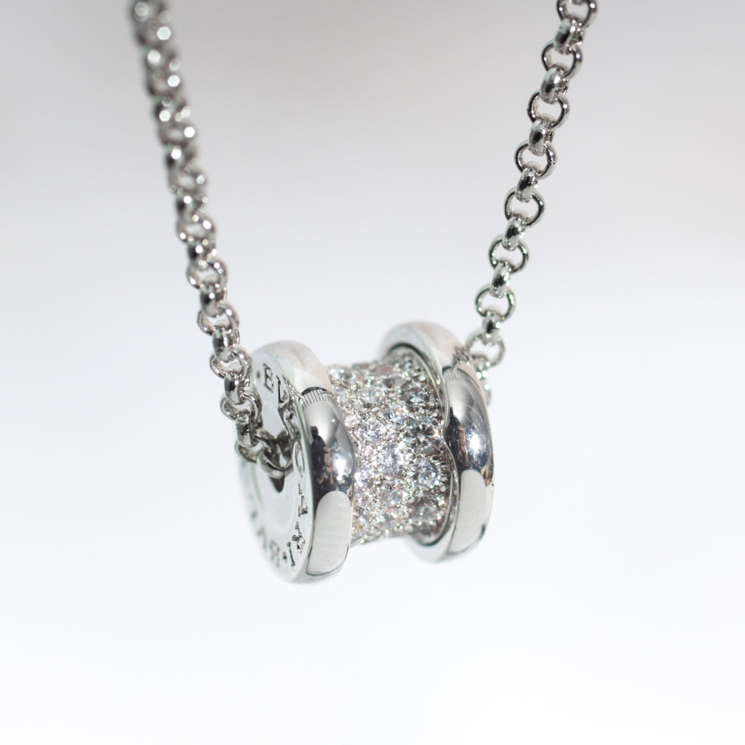 [⭐Mirelle]ZERO 1 SILVER DIAMOND NECKLACE