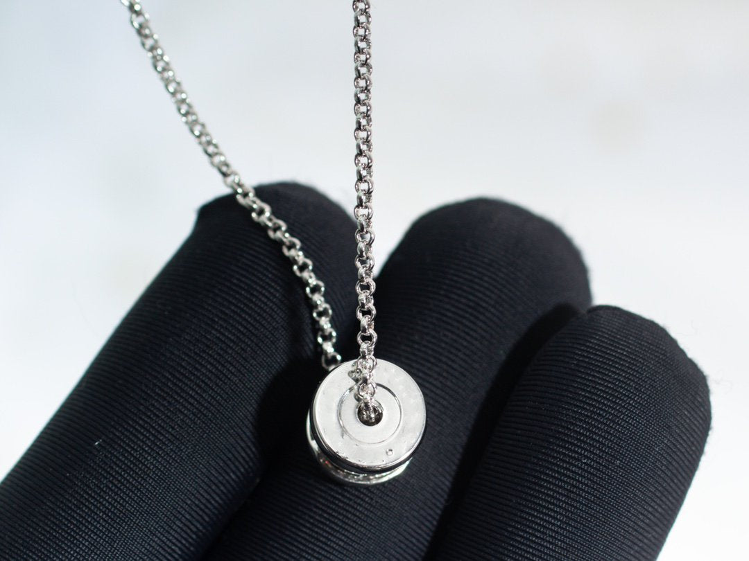 [⭐Mirelle]ZERO 1 SILVER DIAMOND NECKLACE