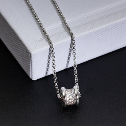 [⭐Mirelle]ZERO 1 SILVER DIAMOND NECKLACE