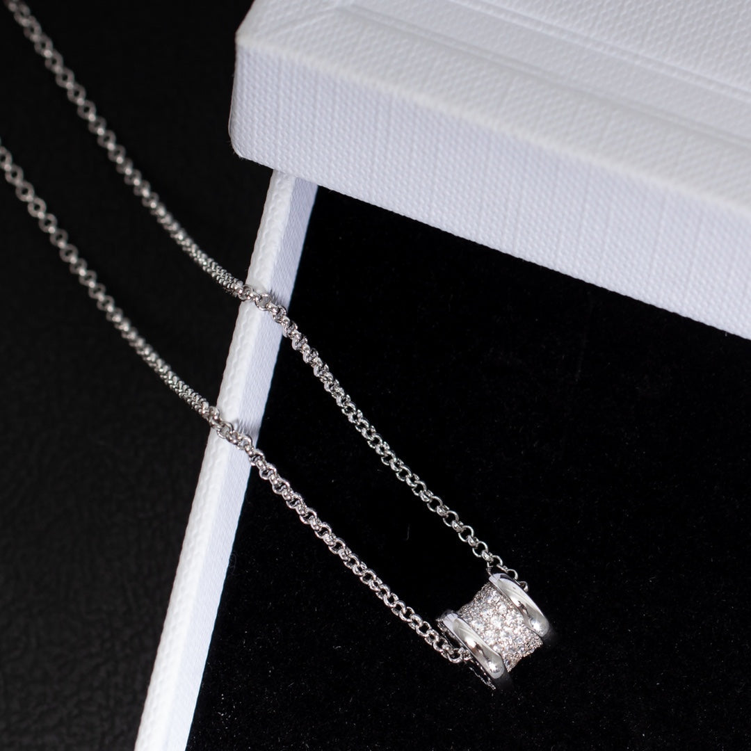 [⭐Mirelle]ZERO 1 SILVER DIAMOND NECKLACE