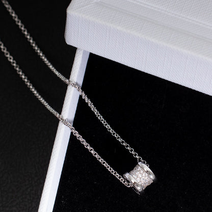 [⭐Mirelle]ZERO 1 SILVER DIAMOND NECKLACE