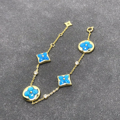 [⭐Mirelle]STAR AND SUN TURQUOISE 4 MOTIFS 3 DIAMONDS