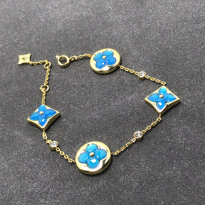 [⭐Mirelle]STAR AND SUN TURQUOISE 4 MOTIFS 3 DIAMONDS