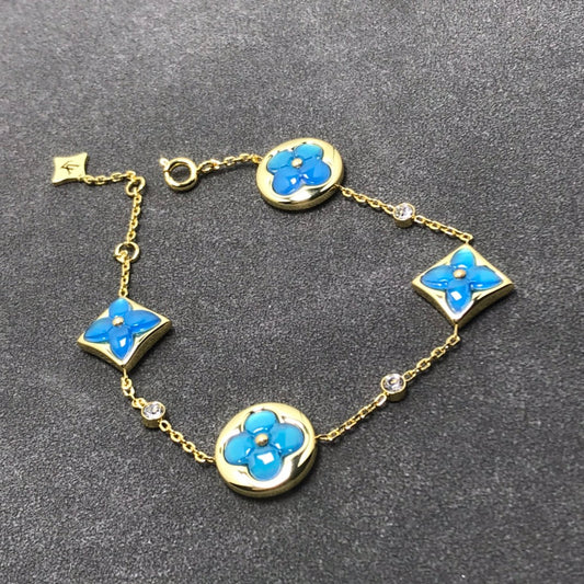 [⭐Mirelle]STAR AND SUN TURQUOISE 4 MOTIFS 3 DIAMONDS