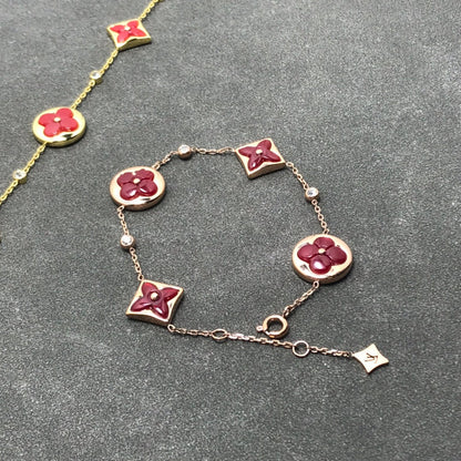 [⭐Mirelle]STAR AND SUN CARNELIAN 4 MOTIFS 3 DIAMONDS