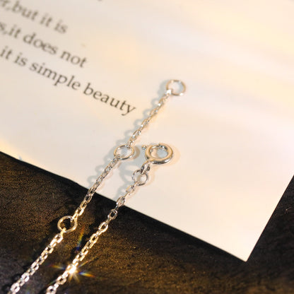 [⭐Mirelle]SUN MOTIF PINK MOP SILVER BRACELET