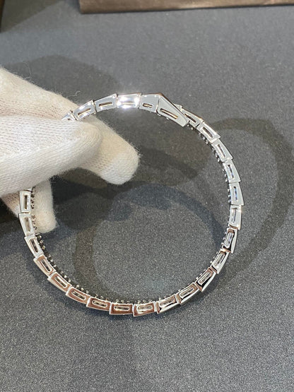 [⭐Mirelle]SERPENTI BRACELET DIAMONDS SILVER