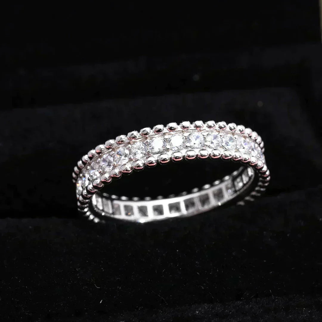 [⭐Mirelle]PERLEE DIAMOND SILVER RING