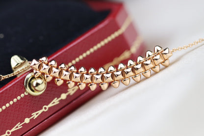 [⭐Mirelle]CLASH PINK GOLD NECKLACE