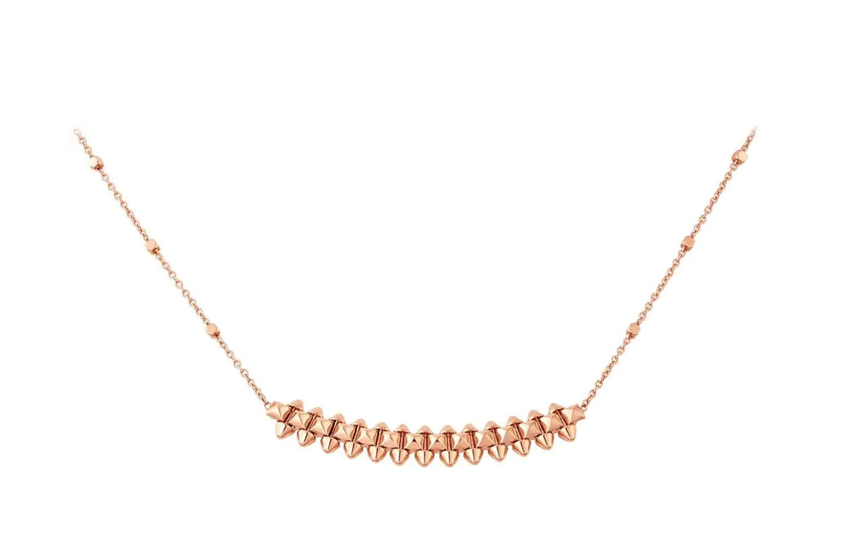 [⭐Mirelle]CLASH PINK GOLD NECKLACE